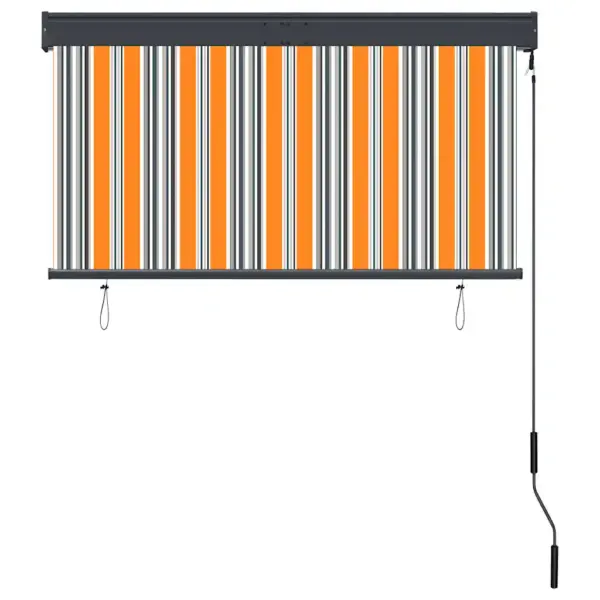 Käsivändaga väliruloo rõdule ja terrassile, kollane-sinine, 120 x 250 cm – 4