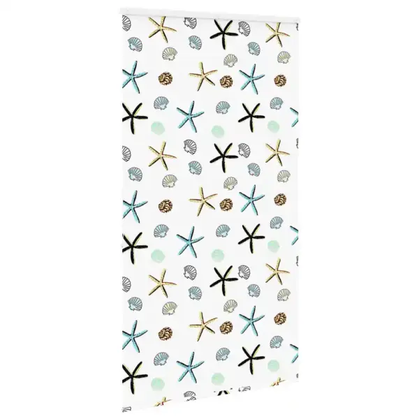 Kassetiga duširuloo PEVA, mereteemaline muster, 130 x 240 cm – 4