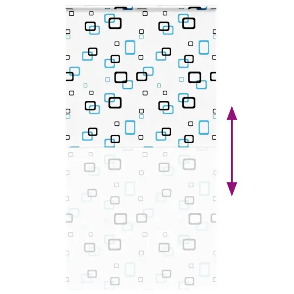 Duširuloo kassetiga, PEVA, mitmevärviline muster, 130 x 240 cm – 5
