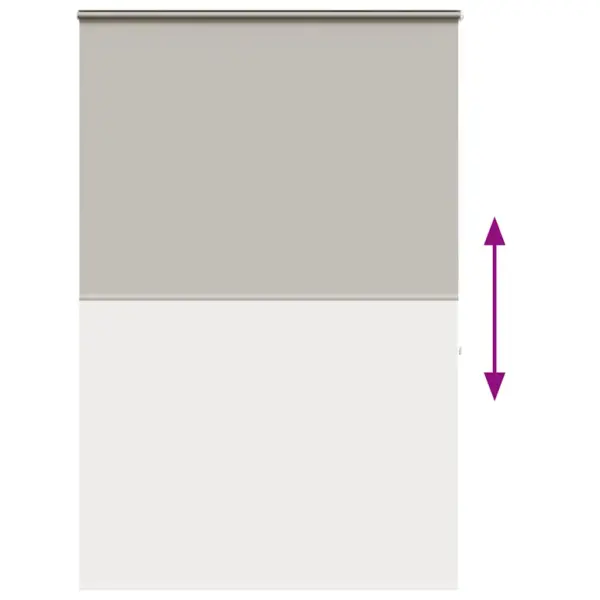 Kassetiga duširuloo, helehall PEVA, 150 x 240 cm, alumiiniumsiiniga – 5