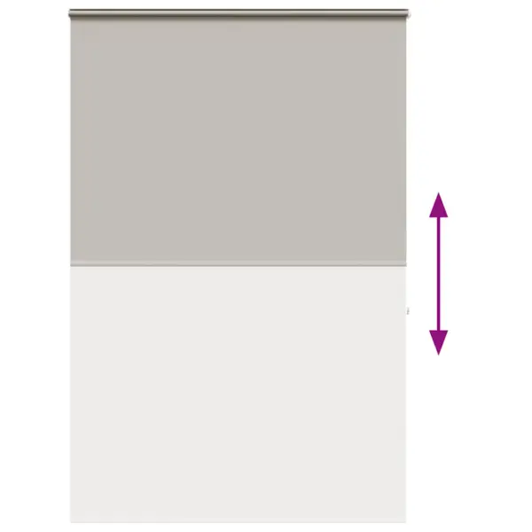 Kassetiga duširuloo, helehall PEVA, 160 x 240 cm – 5