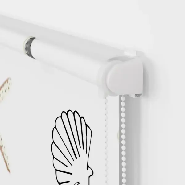 Kassetiga duširuloo meremustriga, PEVA, ketiühendusega, 110 x 240 cm – 8