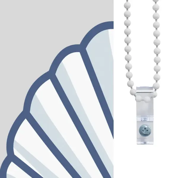 Kassetiga duširuloo meretähe mustriga, PEVA, alumiiniumsiin, 150 x 240 cm – 7