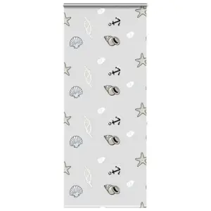 Veekindel kassetiga duširuloo meretähe mustriga, 90 x 240 cm, kanga laius 86 cm