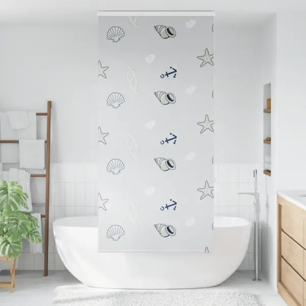 Veekindel kassetiga duširuloo meretähe mustriga, 90 x 240 cm, kanga laius 86 cm – 2