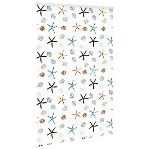 Duširuloo kassetiga, mereteemaline muster, PEVA, 150 x 240 cm – 4