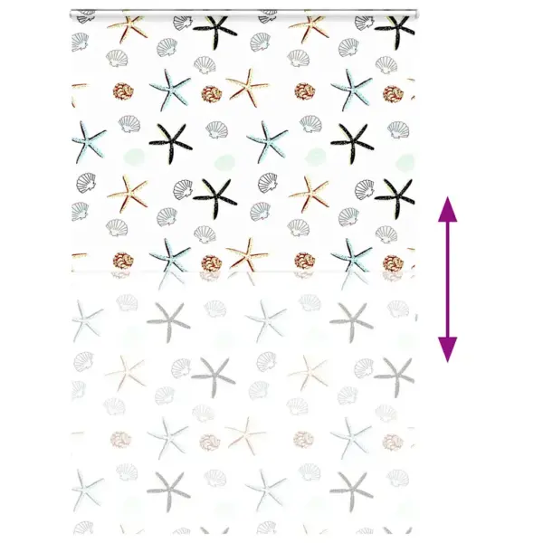 Kassetiga duširuloo, mereteemaline muster, 160 x 240 cm, PEVA – 5