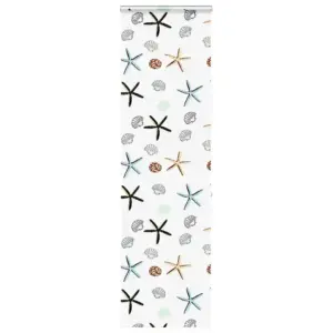 Kassetiga duširuloo mereteemalise mustriga, PEVA, 70 x 240 cm