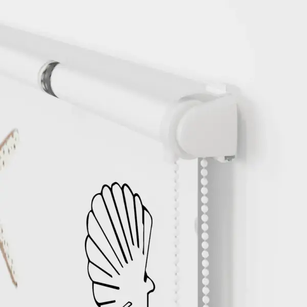 Kassetiga duširuloo mereteemalise mustriga, PEVA, 70 x 240 cm – 8