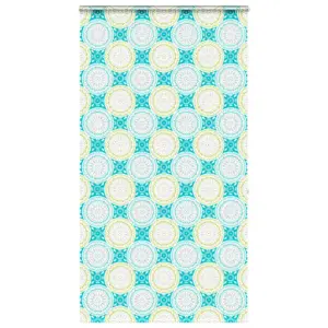 Kassetiga duširuloo ornamenti mustriga, PEVA, mitmevärviline, 130 x 240 cm