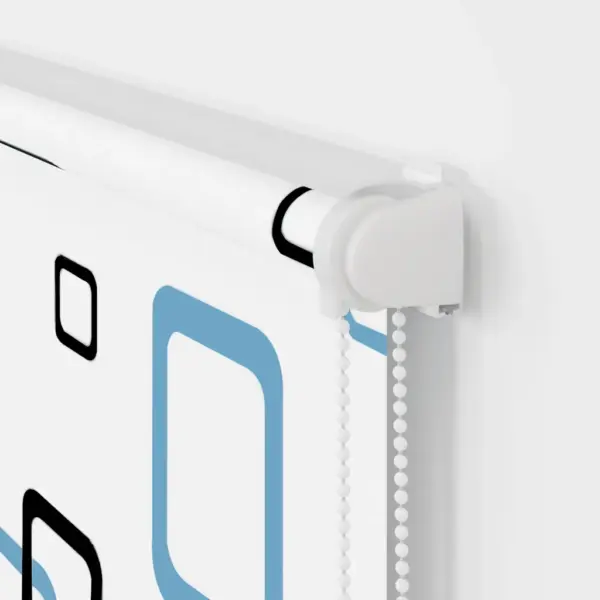 Kassetiga duširuloo mullimustriga PEVA-st, 80 x 240 cm – 8