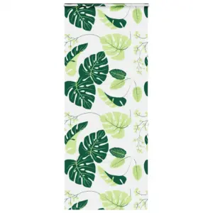 Kassetiga duširuloo rohelise lehemustriga, PEVA, 100 x 240 cm