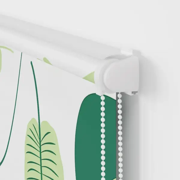 Kassetiga duširuloo rohelise lehemustriga, PEVA, 100 x 240 cm – 8