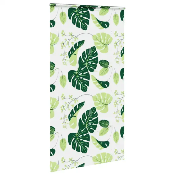 Kassetiga duširuloo roheliste lehtede mustriga, PEVA, 120 x 240 cm – 3
