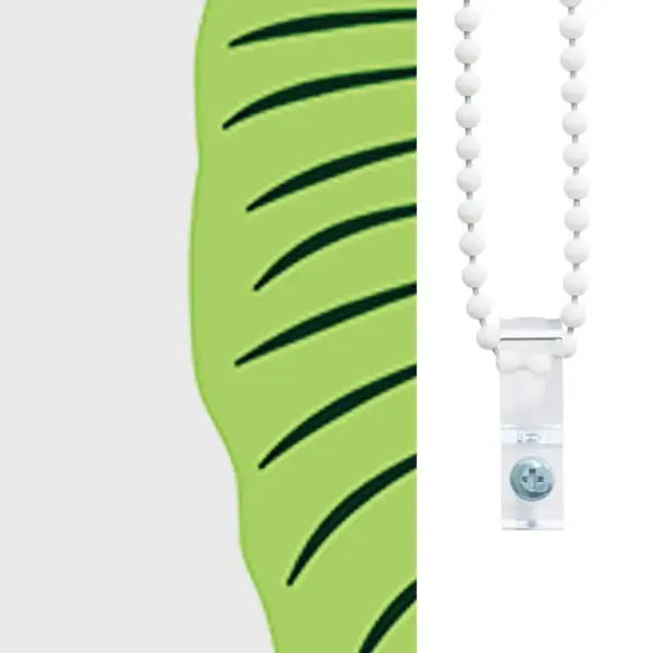 Kassetiga duširuloo roheliste lehtede mustriga, 70 x 240 cm – 7