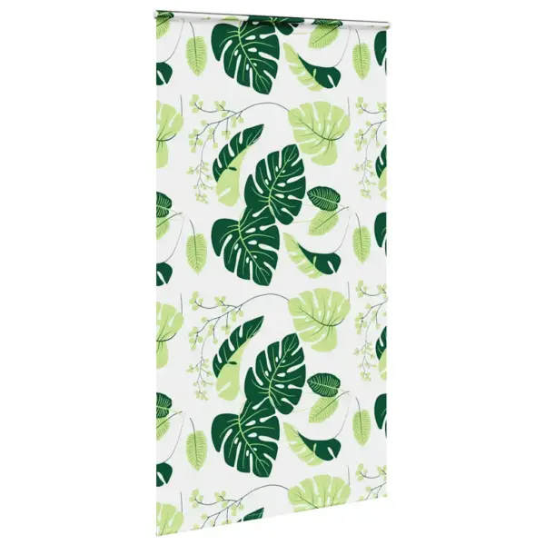 Veekindel kassetiga duširuloo roheliste lehtede mustriga, PEVA, 130 x 240 cm – 3