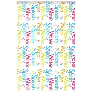 Kassetiga duširuloo Splash mustriga, PEVA, 160 x 240 cm