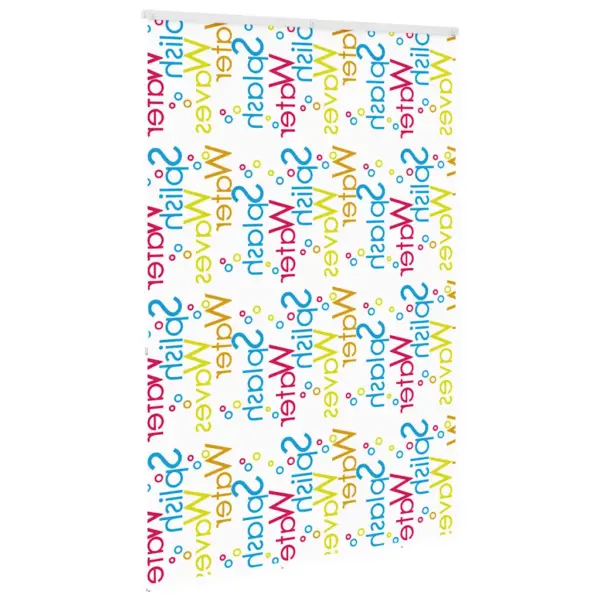 Kassetiga duširuloo Splash mustriga, PEVA, 160 x 240 cm – 4