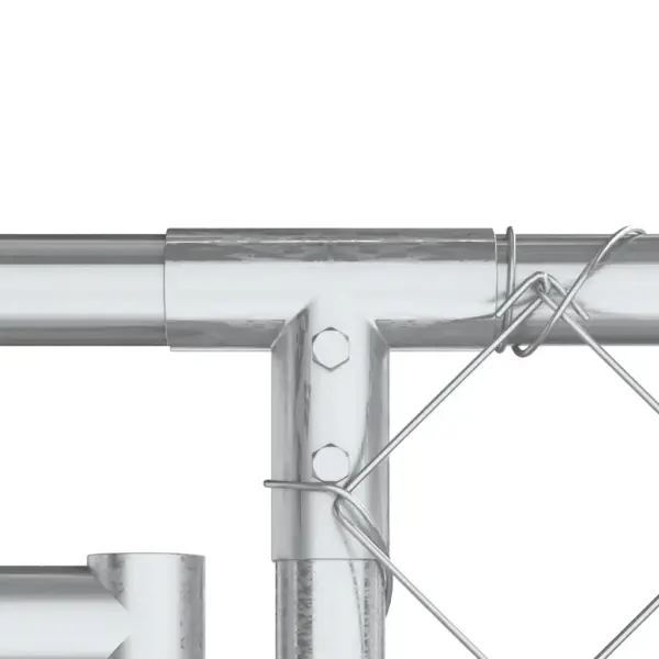 Katusega koeraaed tsingitud terasest, 760 x 192 x 225 cm – 7