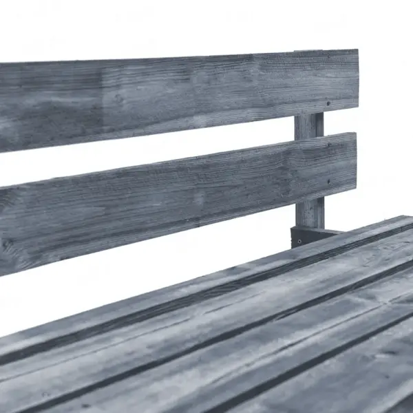 Kaubaalustest 2-kohaline aiadiivan liivakarva patjadega, hallimmutatud männipuit, 110 x 66 x 65 cm – 5