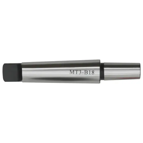 Keermelõikepadrun B18 MT3 vardaga, sisekeermetele M3–M16, 40Cr teras, hõbedane ja must – 7