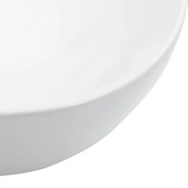 Keraamiline kappi pealne valamu, ristkülikukujuline, valge, 45,5 x 32 x 13 cm – 5