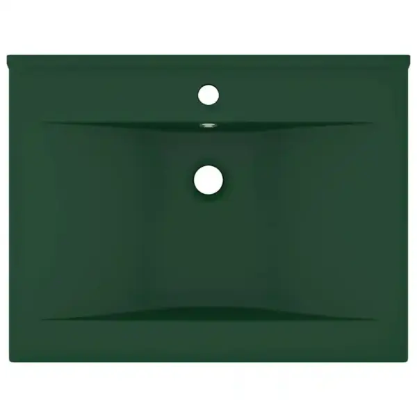 Matt tumeroheline keraamiline valamu kraaniavaga, 60 x 46 cm – 3