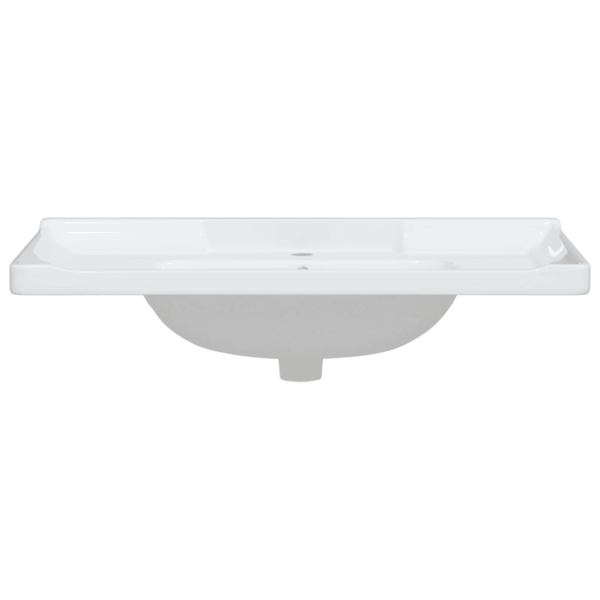 Kandiline keraamiline vannitoavalamu ülevooluavaga, valge, 91,5 x 48 x 23 cm – 5