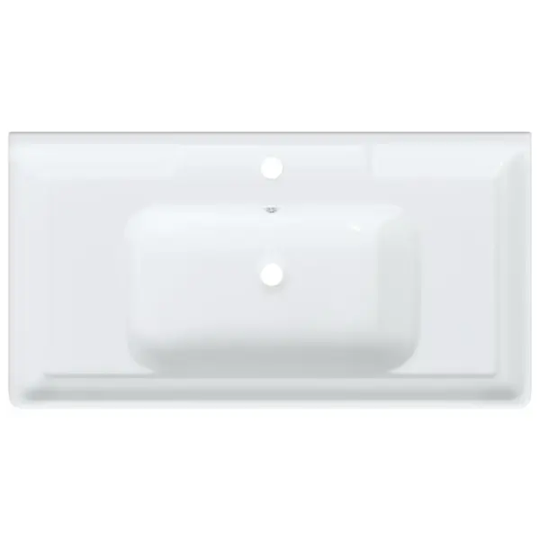 Kandiline keraamiline vannitoavalamu ülevooluavaga, valge, 91,5 x 48 x 23 cm – 8