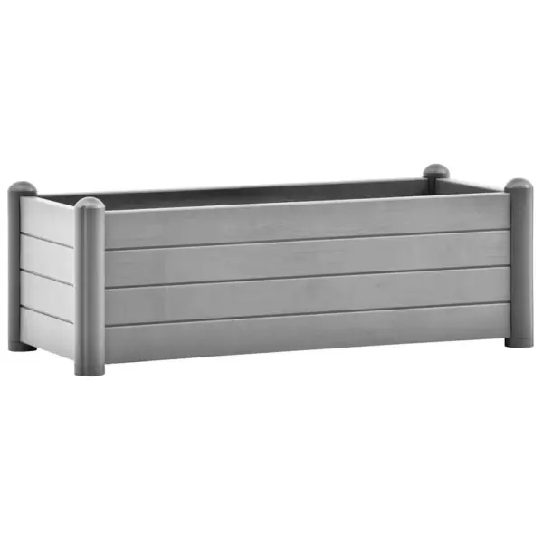 Kivihall polüpropüleenist peenrakast äravoolupõhjaga, 80 l, 100 x 43 x 35 cm - 2