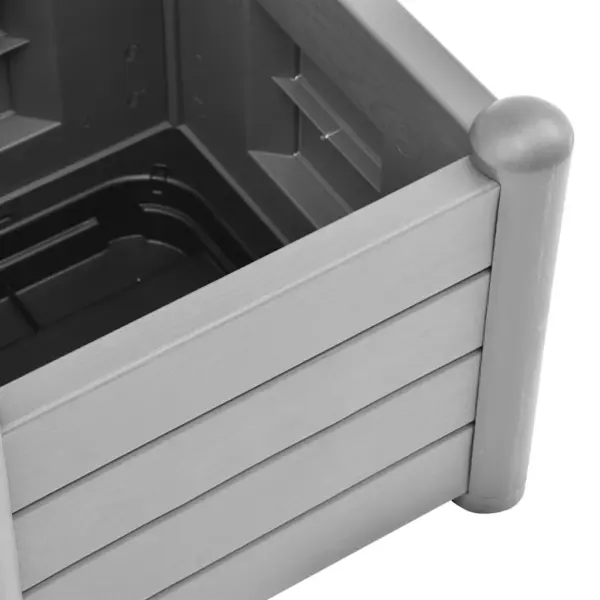 Taimekast võrega, kivihall PP, 30 l, 43 x 43 x 142 cm – 7