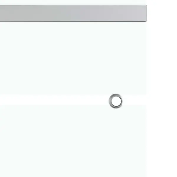 Klaasist lükanduks pehmete piirajatega, hõbedane ESG-klaas ja alumiinium, 76 x 205 cm – 5