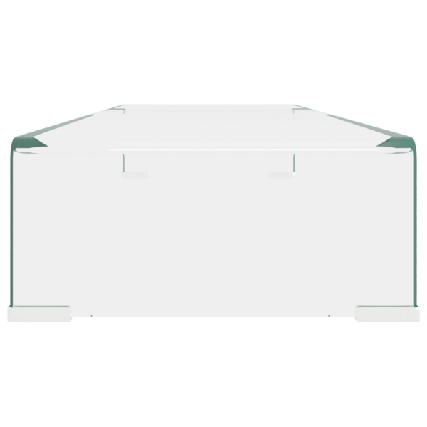 Läbipaistev klaasist teleri- ja monitorialus, 90 x 30 x 13 cm – 4