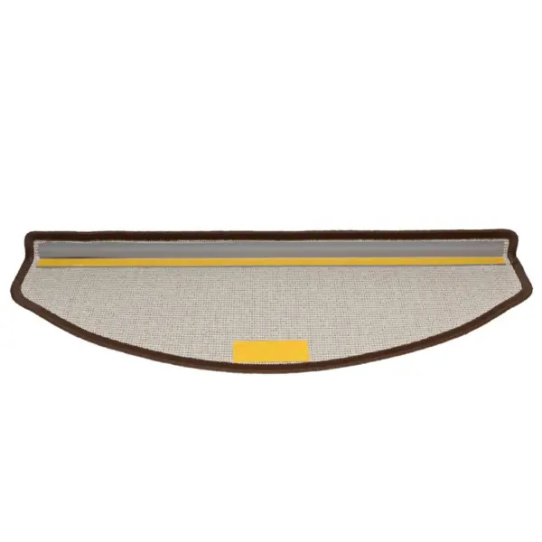 Poolringikujulised trepimatid kahepoolse teibiga, 15 tk, kohvipruun, 65 x 24 cm – 5