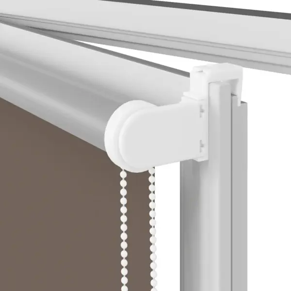 Pimendav ruloo kettmehhanismiga, kohvivärvi, 125 x 130 cm, polüester – 12