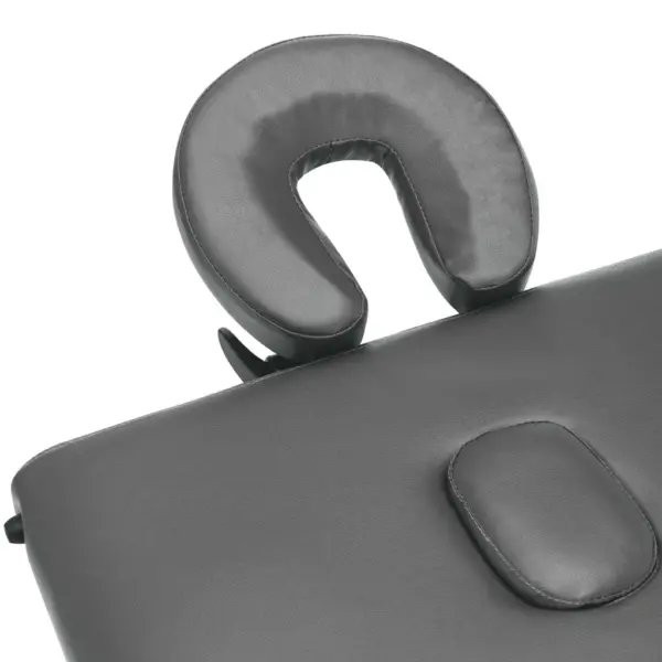 Kokkupandav massaažilaud 2 tsooniga, alumiiniumraamiga, antratsiithall, 186 x 68 cm – 6