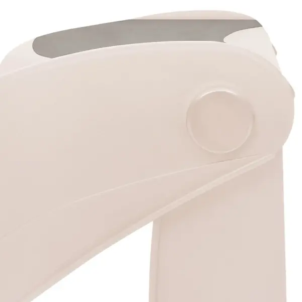 Kokkupandav 3-astmeline lemmikloomatrepp libisemiskindlate astmetega, kreemjasvalge plast, 38 x 50 x 38 cm – 7