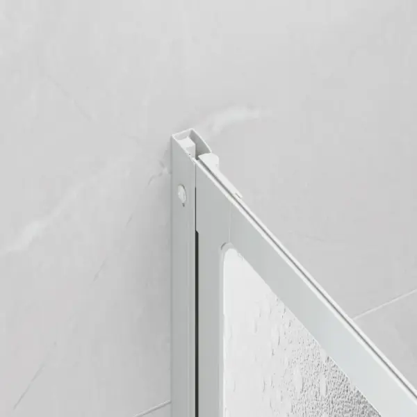 3-paneeliline kokkupandav vannisein, valge, 141 x 132 cm – 12