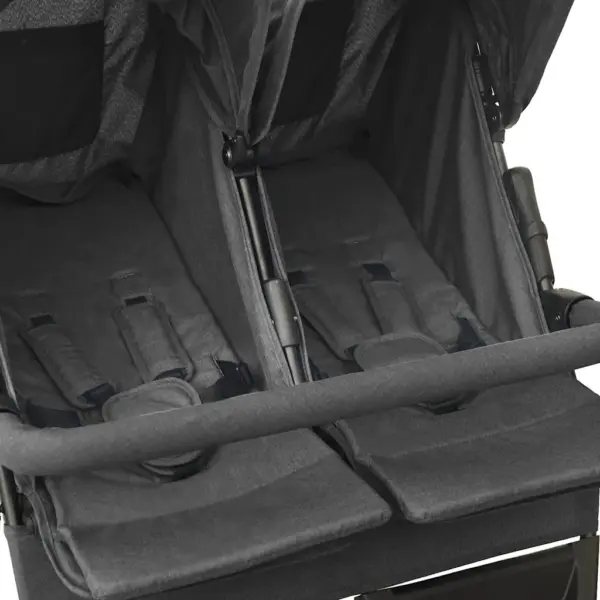 Kokkupandav kaksikute jalutuskäru reguleeritava käepidemega, antratsiithall – 9