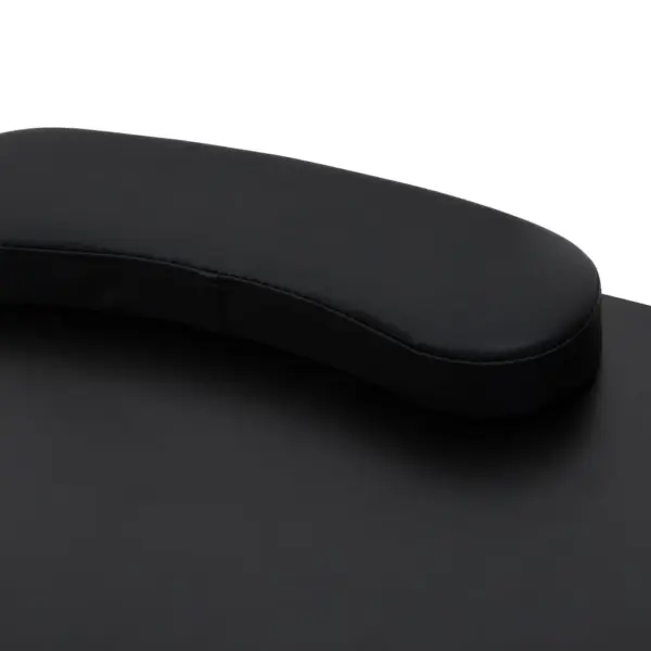 Kokkupandav maniküürilaud ratastel randmepadja ja sahtliga, must, 90 x 37 x 68 cm – 4