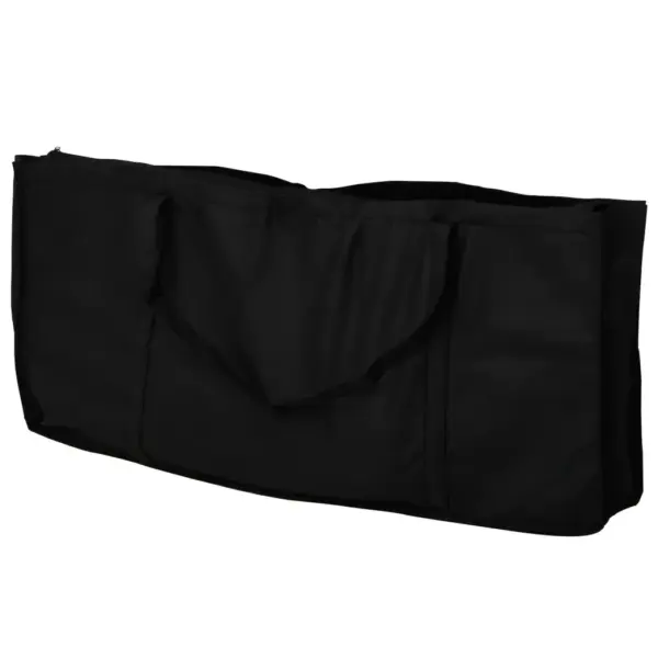 Kokkupandav maniküürilaud ratastel randmepadja ja sahtliga, must, 90 x 37 x 68 cm – 5