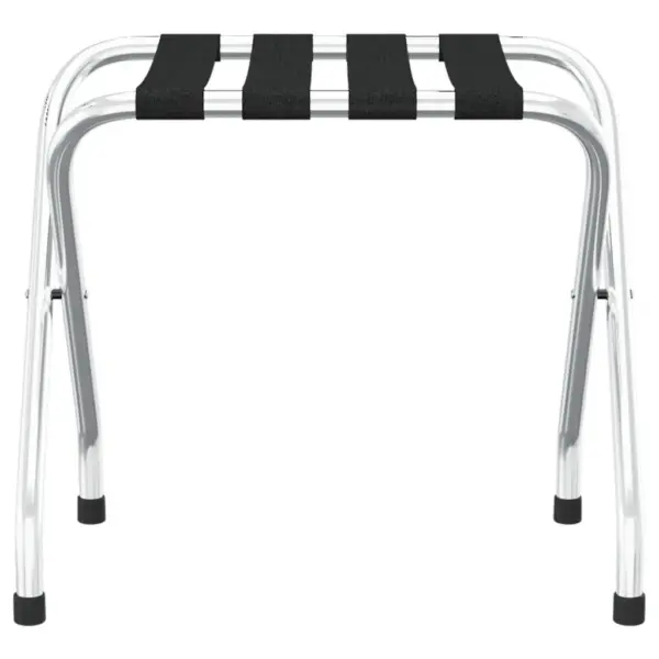 Kokkupandav pagasialus hotelli- ja külalistetuppa, must ja hõbedane, teras, 56 x 40 x 49 cm – 3