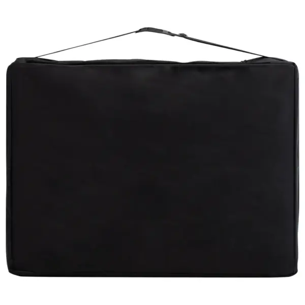 Kokkupandav kaheosaline massaažilaud puidust raamiga, roosa, 191 x 70 cm – 9