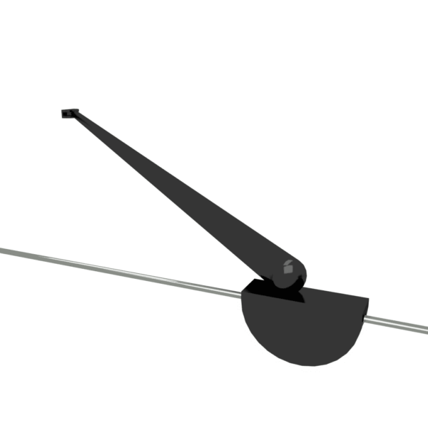 Kokkupandav triibuline vanniümbris, must karastatud klaas, alumiiniumraam, 120 x 68 x 130 cm – 8