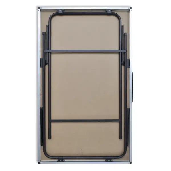 Kokkupandavad tapeetimislauad, 3 tk, must MDF lauaplaat ja rauast jalad, 100 x 60 x 82 cm – 6