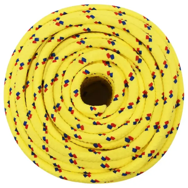 Polüpropüleenist paadiköis, kollane, 12 mm, 100 m rull – 3