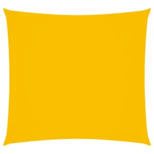 Veekindel kandiline päikesepuri, kollane oxford-kangas, 3,6 x 3,6 m