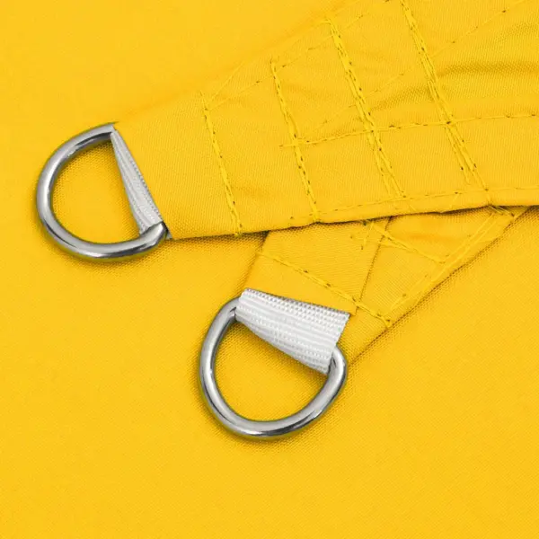 Veekindel ristkülikukujuline päikesepuri, kollane, 2,5 x 4,5 m, PU-kattega oxford-kangas – 8