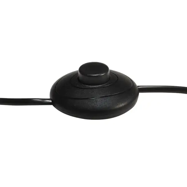 Kolmjalgne põrandalamp reguleeritava kõrgusega, mangopuit, must/hõbedane, 95–165 cm – 13