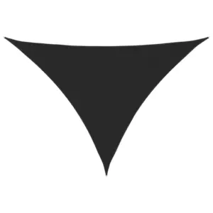 Veekindel kolmnurkne päikesepuri UV-kaitsega, must, 5 x 7 x 7 m, oxford-kangas